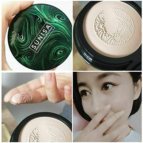 3 In 1 Makeup Deal Sunisa Foundation Base 20g Waterproof Mushroom Head  (random Shades)