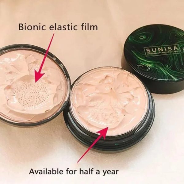 3 In 1 Makeup Deal Sunisa Foundation Base 20g Waterproof Mushroom Head  (random Shades)