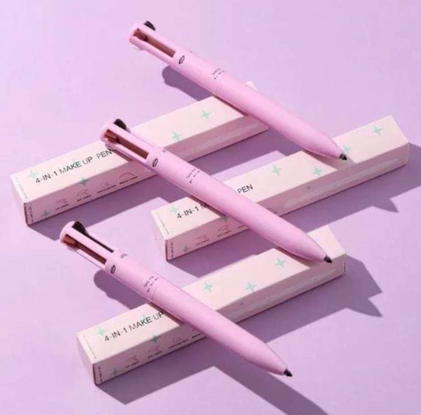 Eye Shadow liner 4 In 1 Makeup Pen Multifunctional Cosmetics Ballpoint Pens Waterproof Eyebrow Eyeliner
